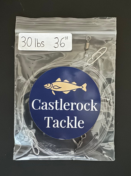 Castlerock Tackle Pre-tied Casting Fluorocarbon Leader